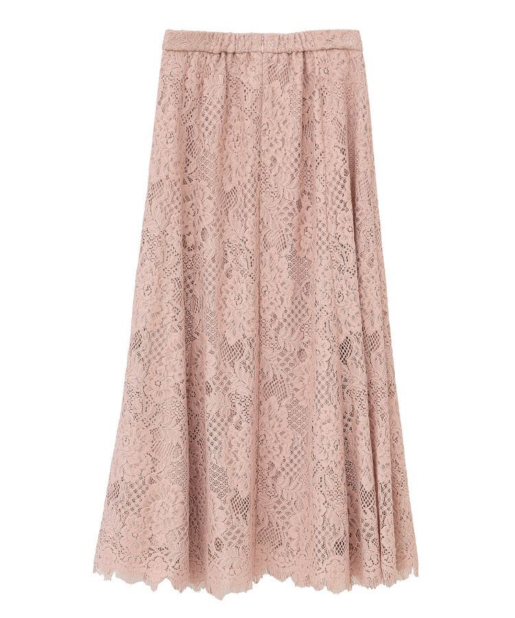 YECCA VECCA「スカラップレースマーメイドスカート」|フレア|