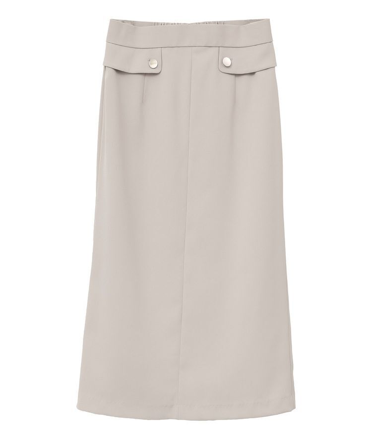 YECCA VECCA「ポケットデザインナロースカート」|タイト|