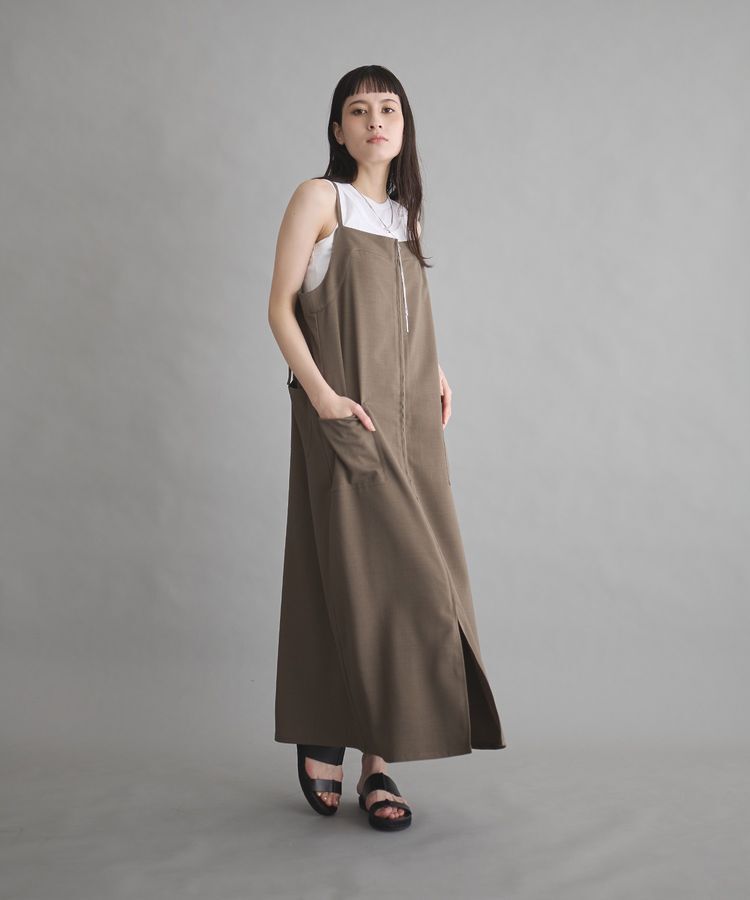GARAGE OF GOOD CLOTHING「ZIP開きジャンパースカート」|ジャンパースカート|