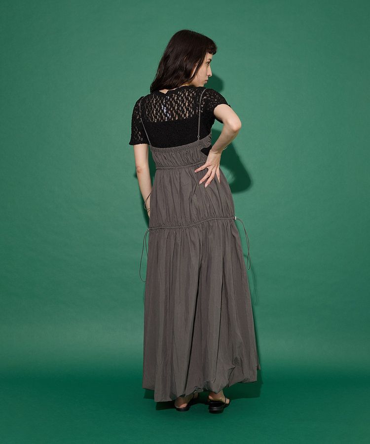 GARAGE OF GOOD CLOTHING「シャーリングサイドオープンワンピース」|ワンピース|