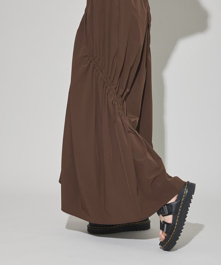 GARAGE OF GOOD CLOTHING「アシメギャザーロングスカート」|スカート|