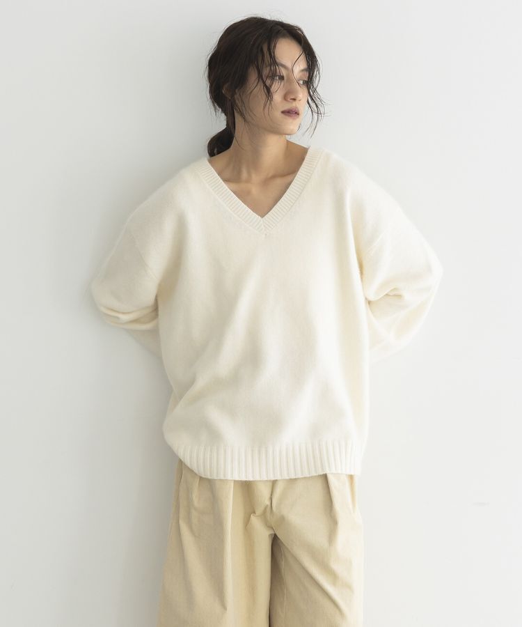 GARAGE OF GOOD CLOTHING「【TORRAZZO DONNA】ベーシックVネックニット」|ニット・セーター|