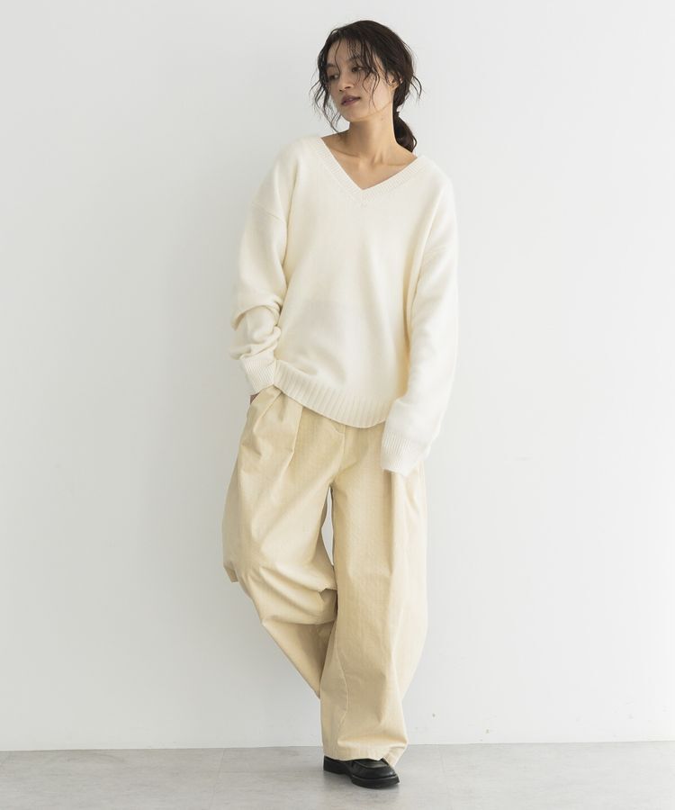 GARAGE OF GOOD CLOTHING「【TORRAZZO DONNA】ベーシックVネックニット」|ニット・セーター|