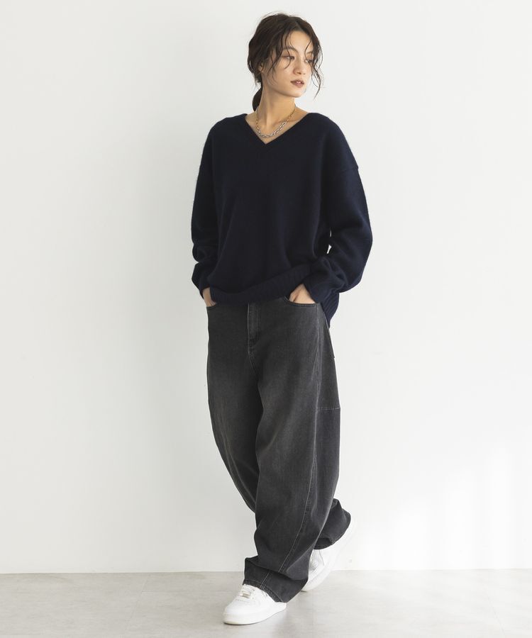 GARAGE OF GOOD CLOTHING「【TORRAZZO DONNA】ベーシックVネックニット」|ニット・セーター|