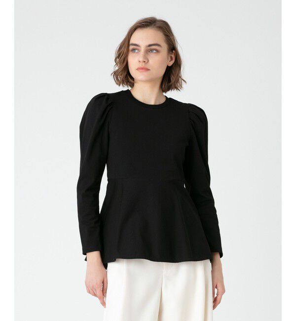 LOULOU WILLOUGHBY「【LOULOU WILLOUGHBY】ペプラムプルオーバー」|Tシャツ・カットソー|