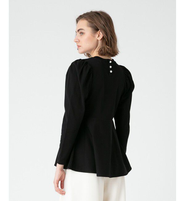 LOULOU WILLOUGHBY「【LOULOU WILLOUGHBY】ペプラムプルオーバー」|Tシャツ・カットソー|