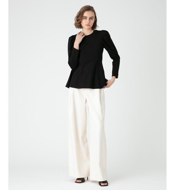 LOULOU WILLOUGHBY「【LOULOU WILLOUGHBY】ペプラムプルオーバー」|Tシャツ・カットソー|