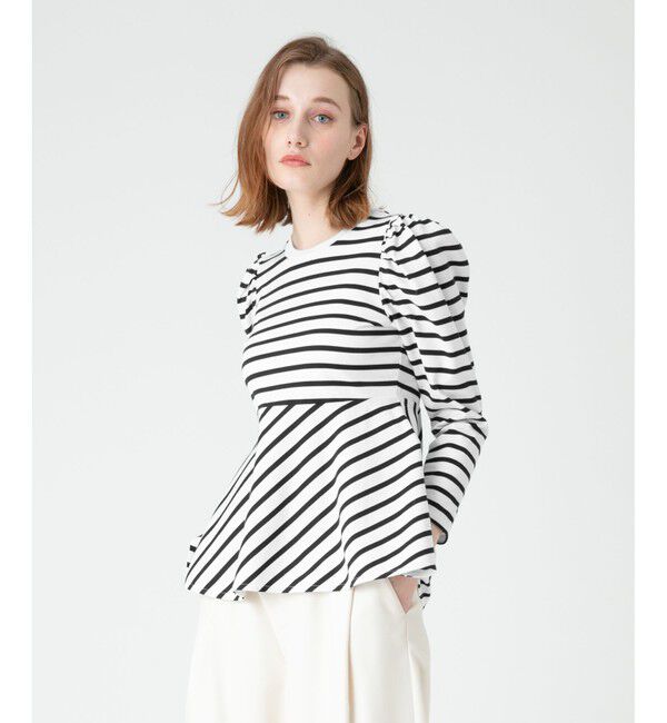 LOULOU WILLOUGHBY「【LOULOU WILLOUGHBY】ペプラムプルオーバー」|Tシャツ・カットソー|