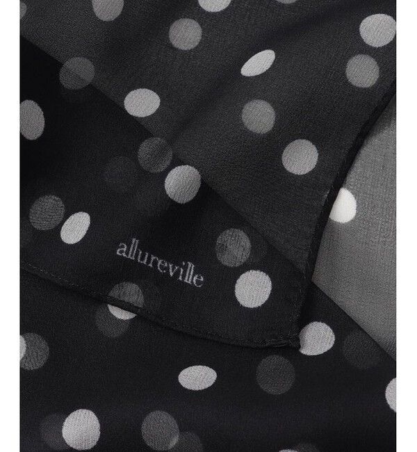 allureville「シルクシフォンスカーフ」|バンダナ・スカーフ|