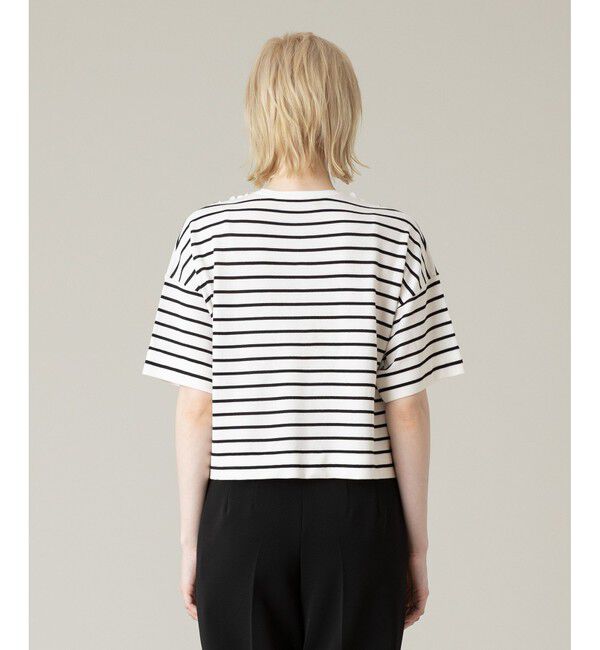 LOULOU WILLOUGHBY「【LOULOU WILLOUGHBY】フローラルフロントプルオーバー」|ニット・セーター|