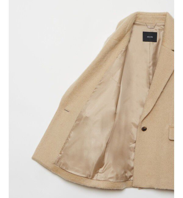 allureville「モヘヤシャギーハーフチェスターコート」|チェスターコート|