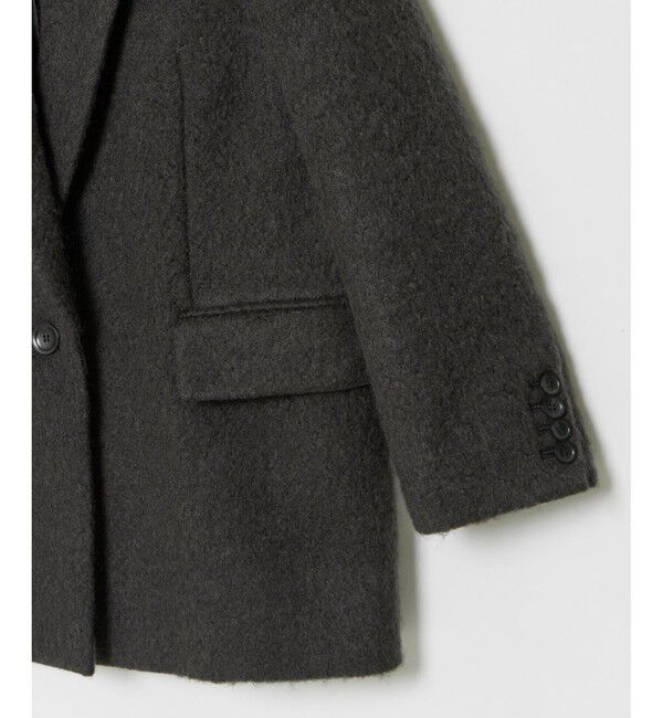 allureville「モヘヤシャギーハーフチェスターコート」|チェスターコート|