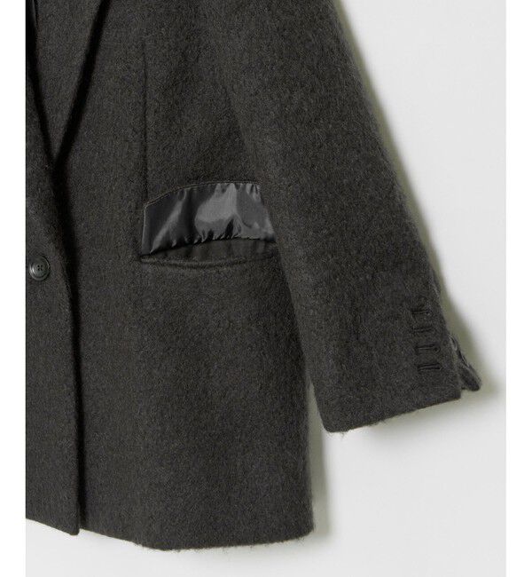 allureville「モヘヤシャギーハーフチェスターコート」|チェスターコート|