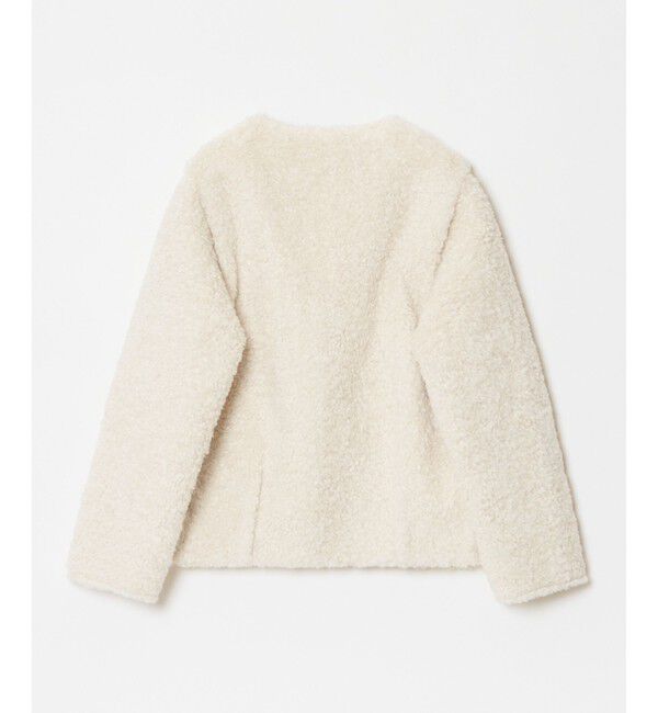 allureville「フェイクプードルファーデタッチャブルブルゾン」|ブルゾン・スタジャン|