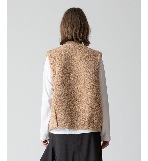 allureville「フェイクプードルファーデタッチャブルブルゾン」|ブルゾン・スタジャン|