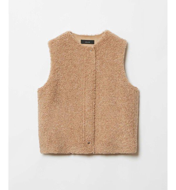 allureville「フェイクプードルファーデタッチャブルブルゾン」|ブルゾン・スタジャン|