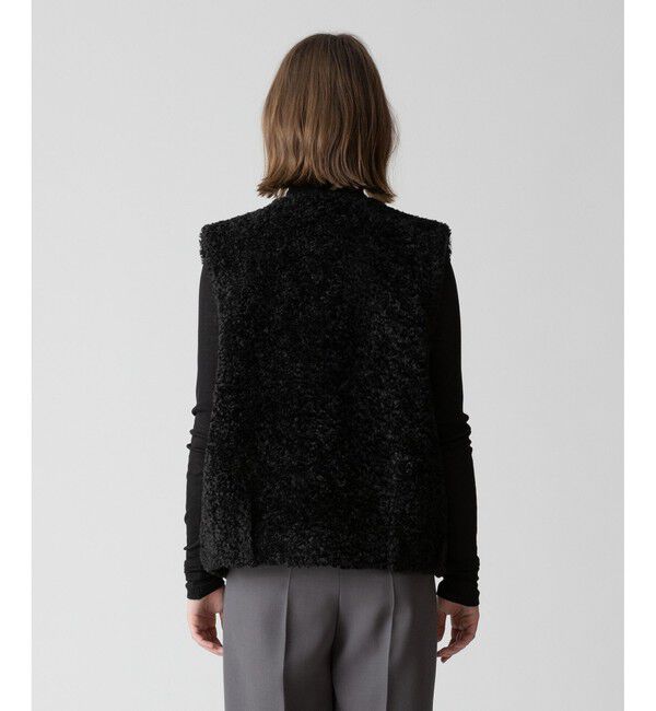 allureville「フェイクプードルファーデタッチャブルブルゾン」|ブルゾン・スタジャン|