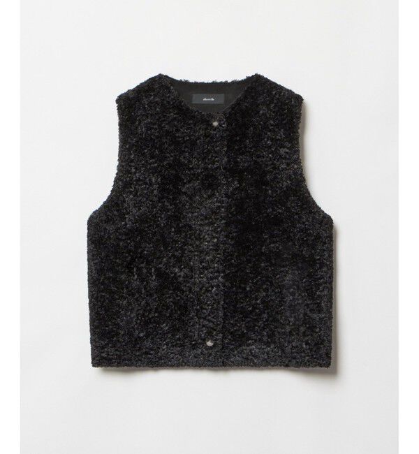 allureville「フェイクプードルファーデタッチャブルブルゾン」|ブルゾン・スタジャン|