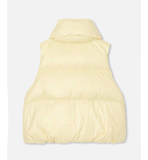 allureville「ライトタフタショートダウンベスト」|ダウンベスト・ベスト|