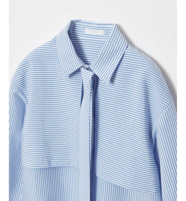 allureville「タイディティールストライプシャツ」|シャツ・ブラウス|