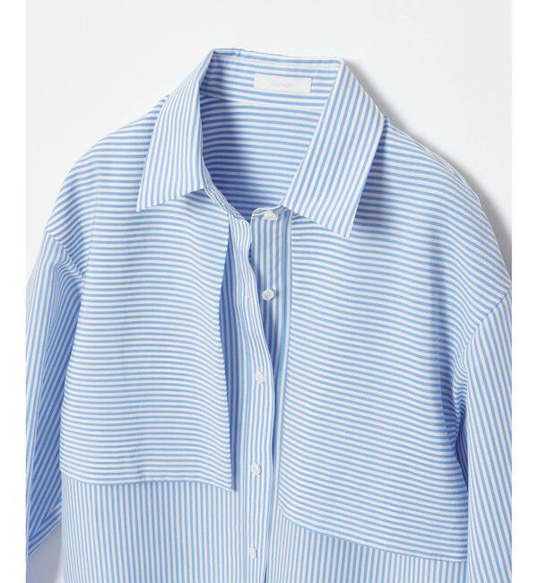 allureville「タイディティールストライプシャツ」|シャツ・ブラウス|