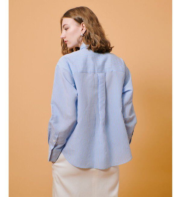 allureville「タイディティールストライプシャツ」|シャツ・ブラウス|