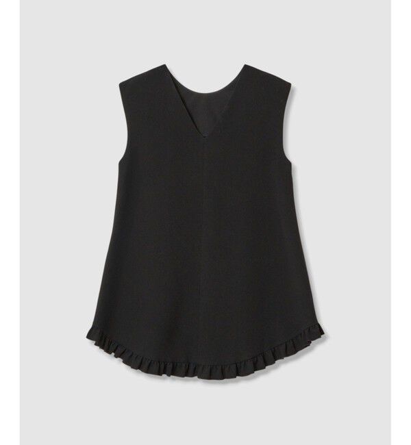 LOULOU WILLOUGHBY「【LOULOU WILLOUGHBY】パールネックレス付きフリルブラウス」|シャツ・ブラウス|