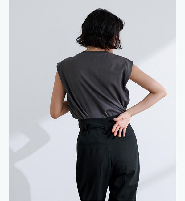 ur's「汗染み防止ショルダータックトップス」|Tシャツ・カットソー|