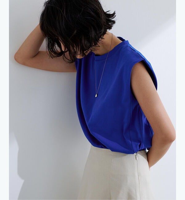 ur's「汗染み防止ショルダータックトップス」|Tシャツ・カットソー|