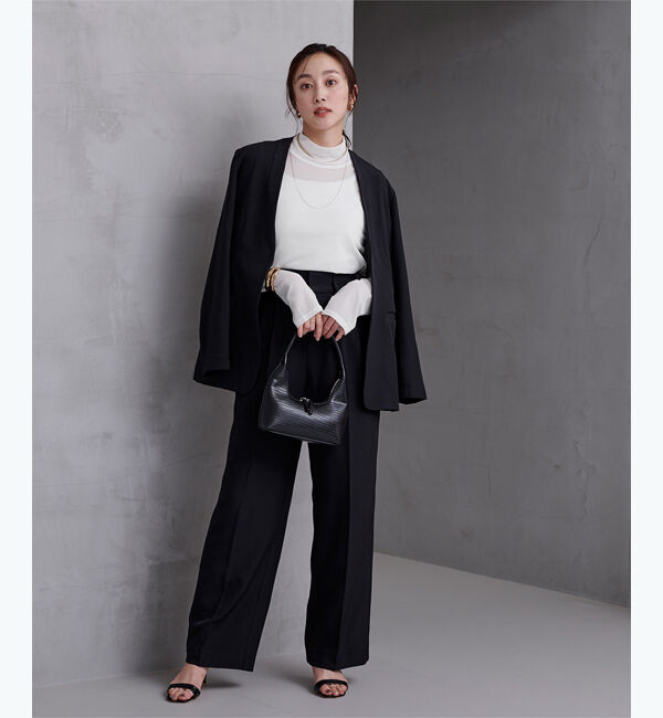 ur's「フィンガーホール付シアーハイネックプルオーバー」|Tシャツ・カットソー|