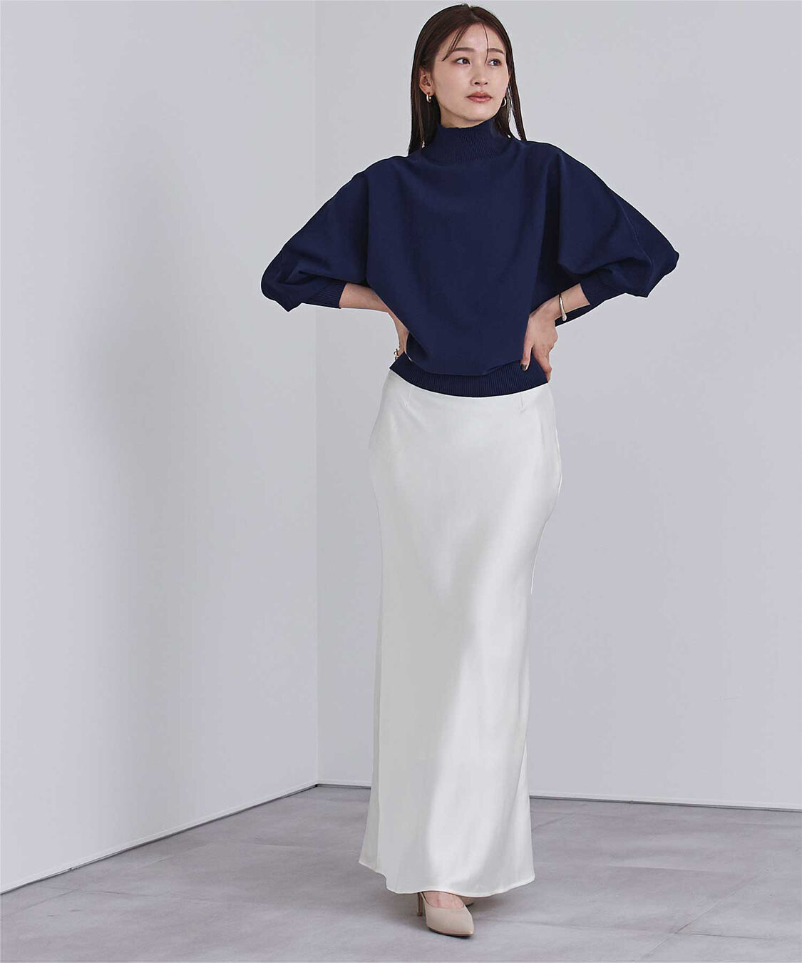 ur's「スポンディッシュハイネックドルマンスリーブニット」|ニット・セーター|