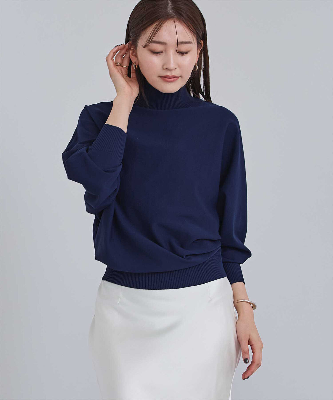 ur's「スポンディッシュハイネックドルマンスリーブニット」|ニット・セーター|