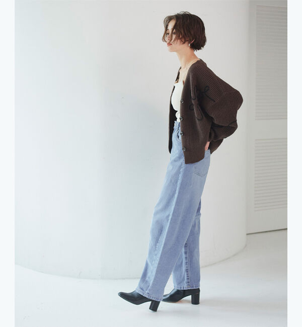 titivate「カーブラインデニムパンツ」|デニム|