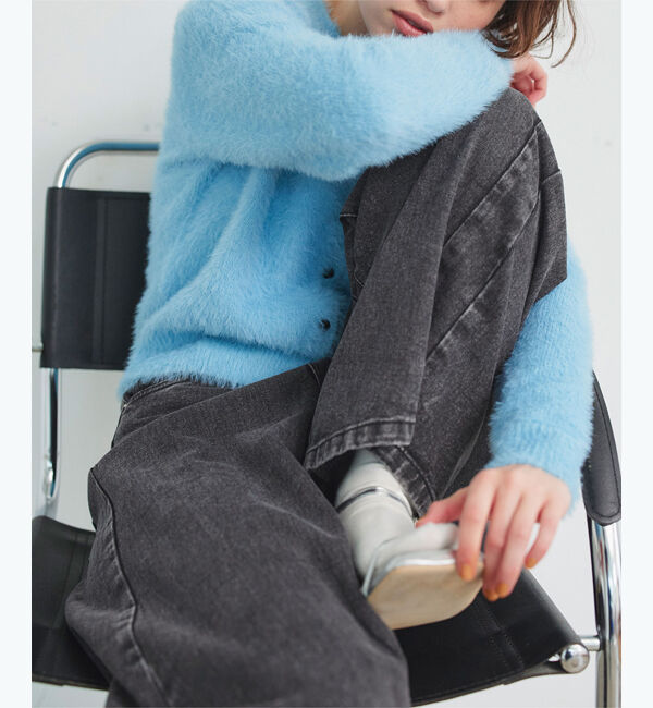 titivate「カーブラインデニムパンツ」|デニム|