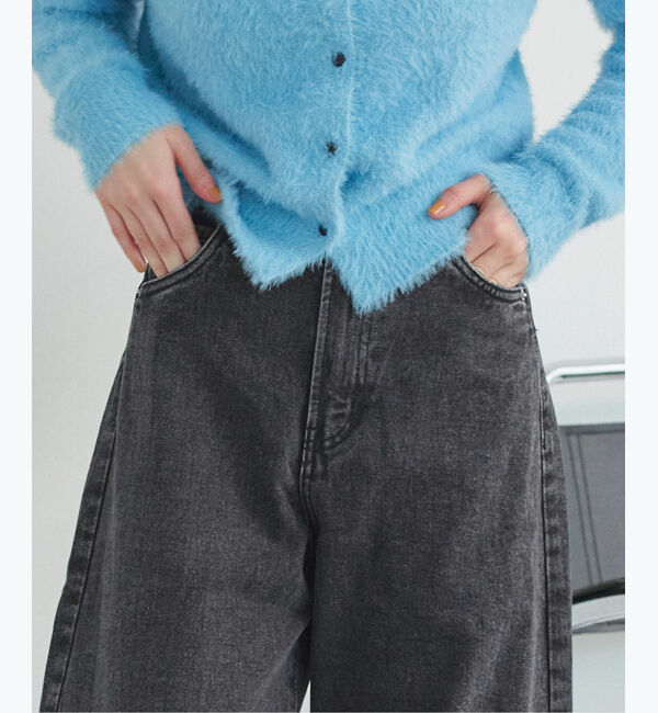 titivate「カーブラインデニムパンツ」|デニム|