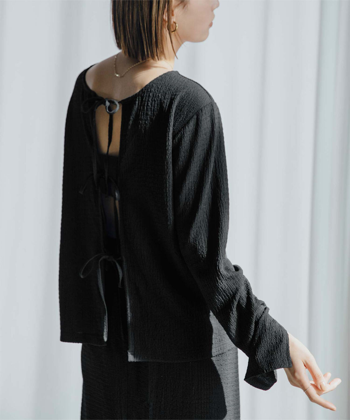 ur's「【黒川翼さんコラボアイテム】前後2wayトップス&times;スカートセットアップ/ラッシュガード」|シャツ・ブラウス|