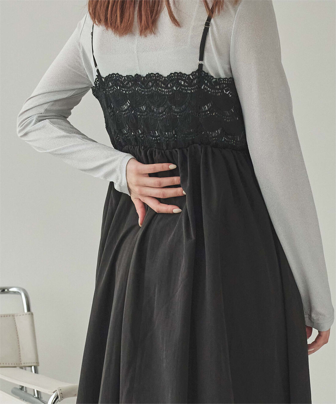 titivate「バストレースキャミソールワンピース」|ワンピース|