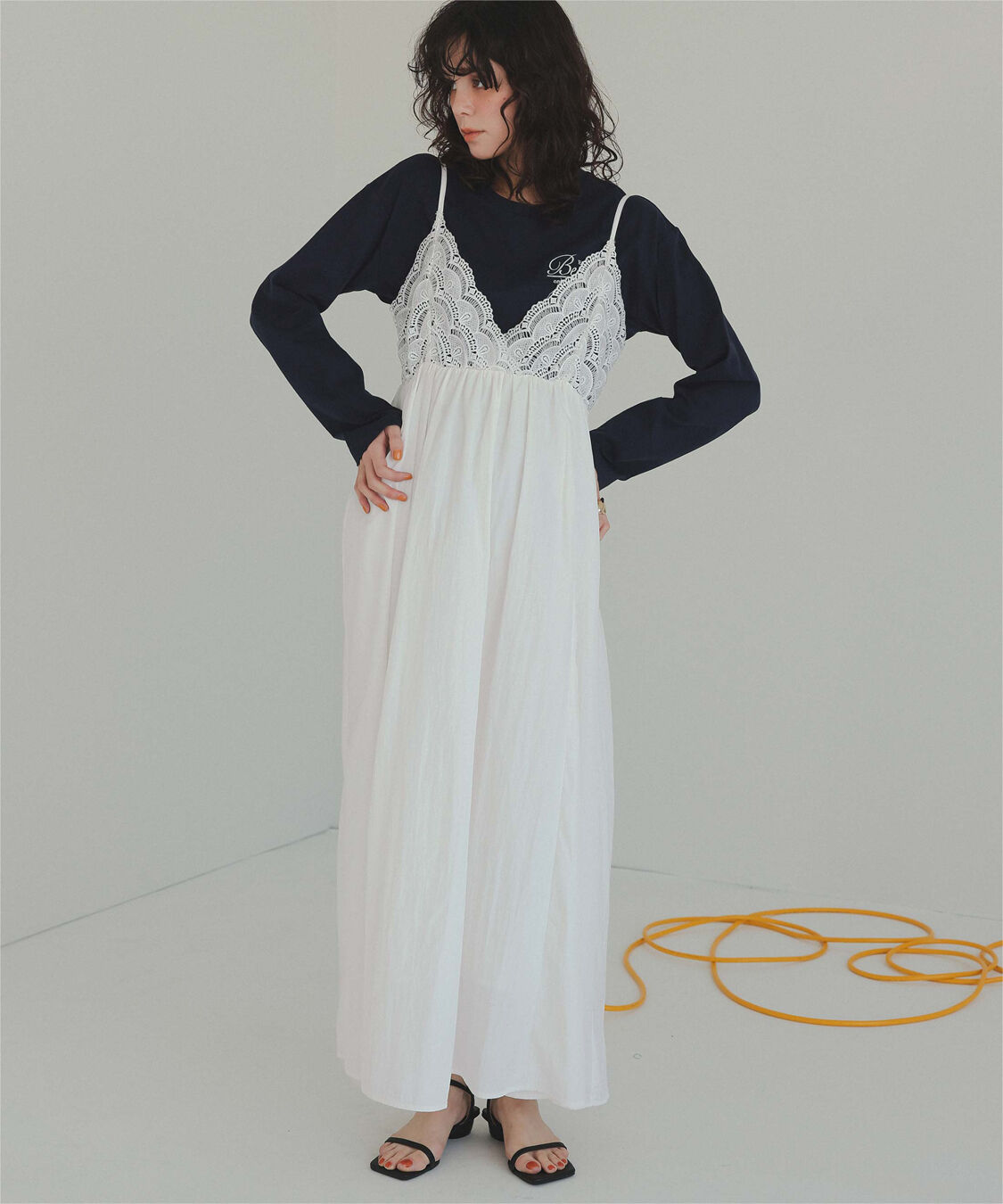 titivate「バストレースキャミソールワンピース」|ワンピース|