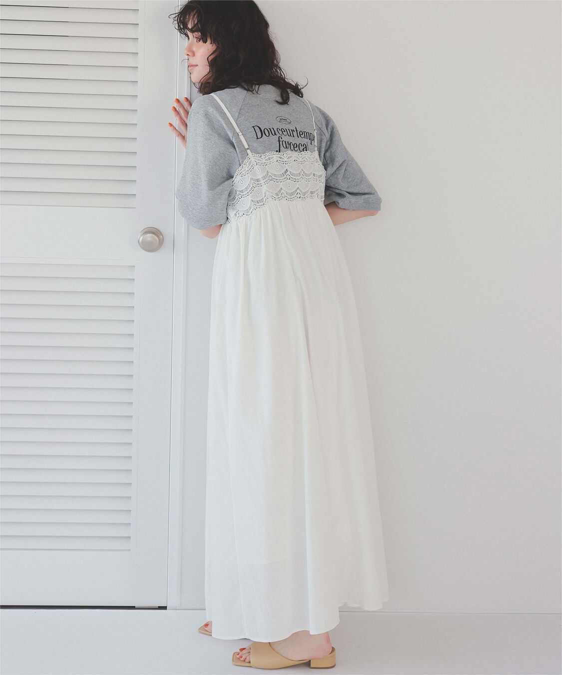 titivate「バストレースキャミソールワンピース」|ワンピース|