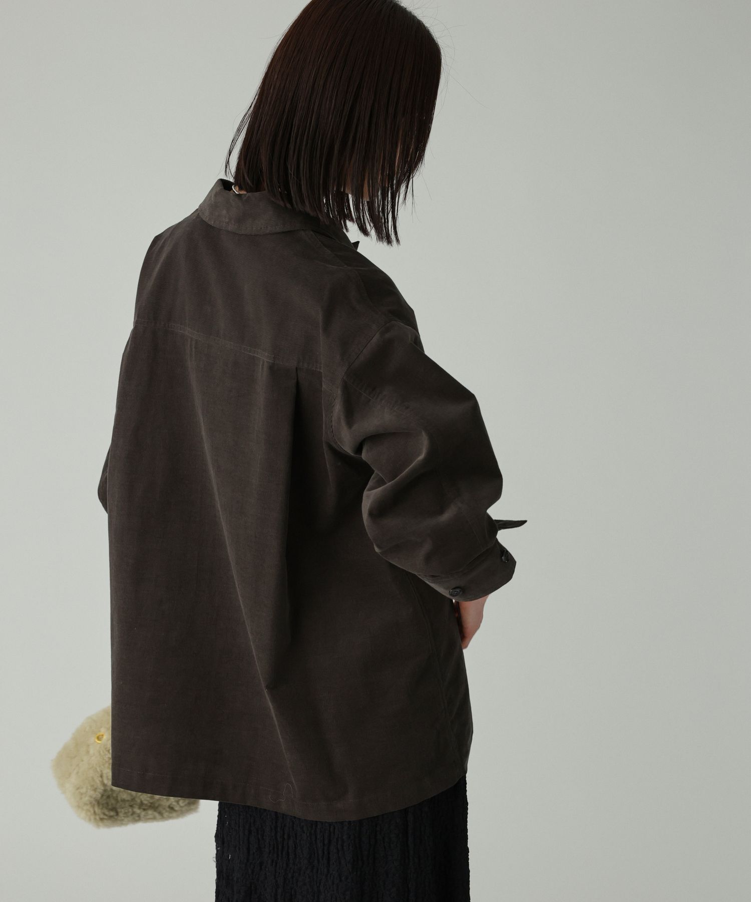 BABYLONE「コットンコーデュロイシャツ」|シャツ・ブラウス|