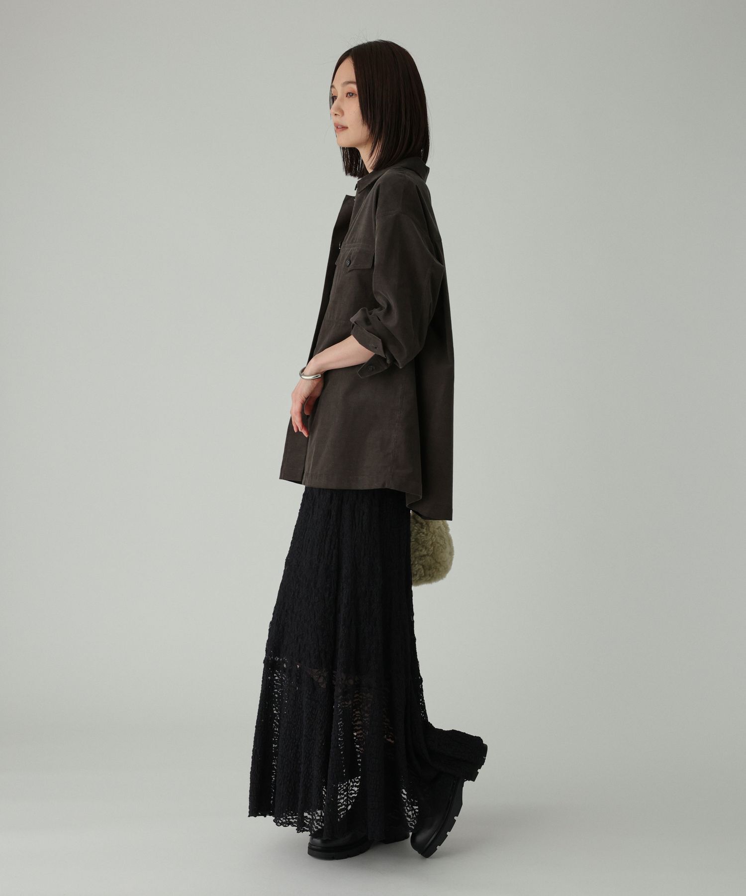 BABYLONE「コットンコーデュロイシャツ」|シャツ・ブラウス|