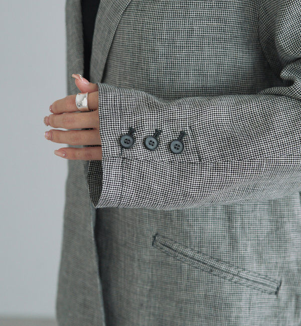  「リネンライトジャケット」|テーラードジャケット|