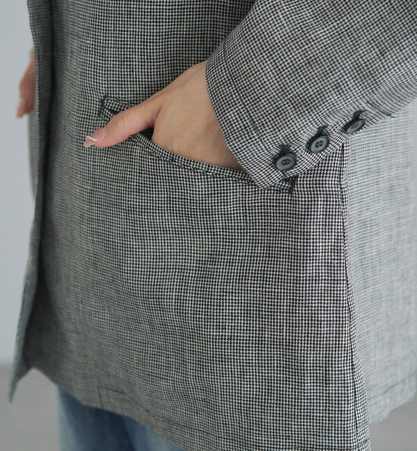  「リネンライトジャケット」|テーラードジャケット|