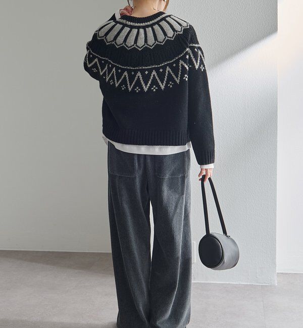  「シェットランドウール求心ニットプルオーバー」|キャミソール|