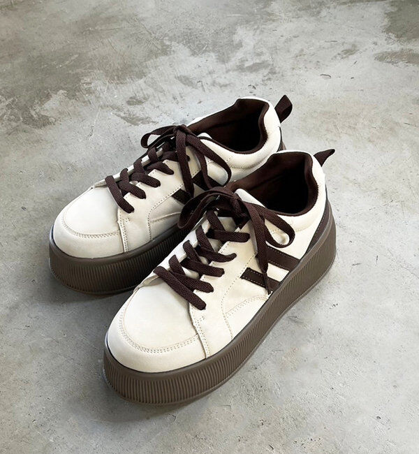  「0151130070【再入荷】リボンカスタムスニーカー」|その他|
