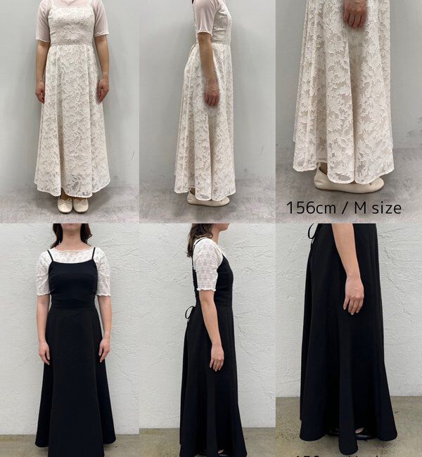  「着痩せ効果抜群/マイナス5キロ見えキャミワンピ」|ワンピース|