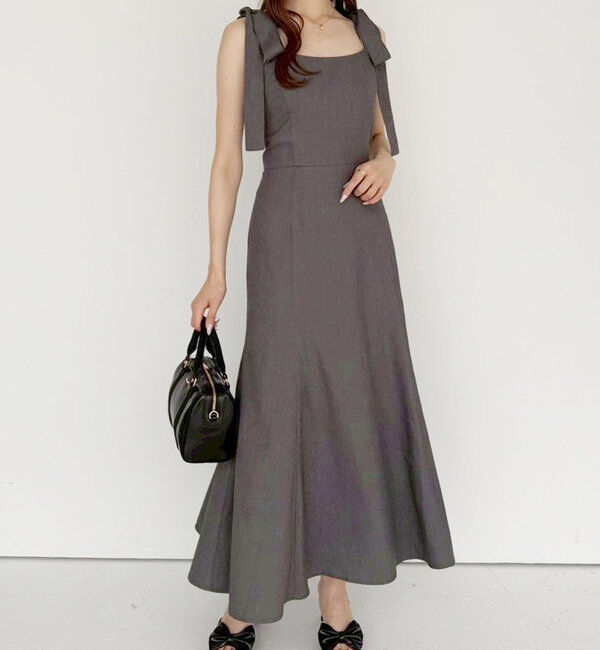  「着痩せ効果抜群/マイナス5キロ見えキャミワンピ」|ワンピース|