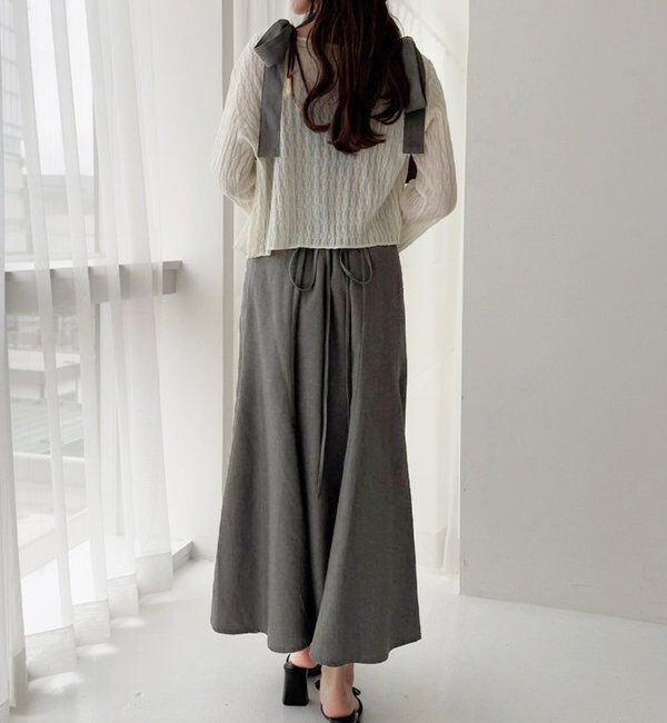  「着痩せ効果抜群/マイナス5キロ見えキャミワンピ」|ワンピース|