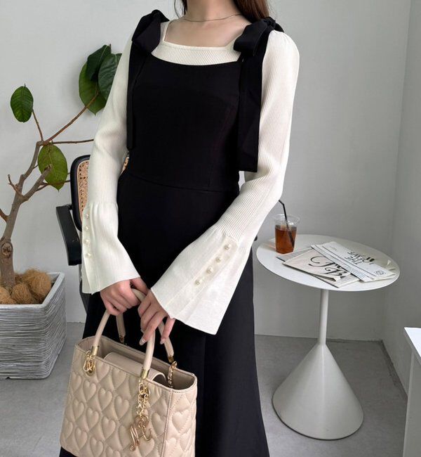  「着痩せ効果抜群/マイナス5キロ見えキャミワンピ」|ワンピース|