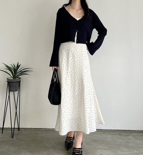  「着痩せ効果抜群/マイナス5キロ見えキャミワンピ」|ワンピース|